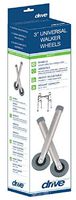 Drive Medical Universal Walker Wheels 3"