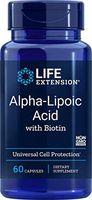 Life Extension  Alpha Lipoic with Biotin 250 Mg, 60 Capsules