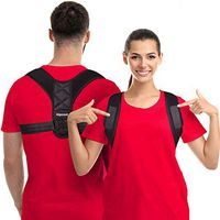 Posture Corrector for Women Men,iUpcoot Upper Back Posture Corrector Comfortable Adjustable Posture Support for Clavicle,Invisiable Back Brace for Neck Back Shoulder Pain Relief