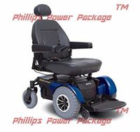 Pride Mobility - Jazzy 1450 - Heavy Duty Power Chair - Jazzy Blue - PHILLIPS POWER PACKAGE TM - TO $500 VALUE