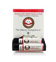 The Merry Hempsters Hot Hemp Muscle Rub Counter Display 0.6oz/12pc from The Merry Hempsters