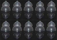 FCS miniFit RIC Domes for Oticon MiniFit RIC Hearing Instrument 10-Pack (Power, 8 mm).