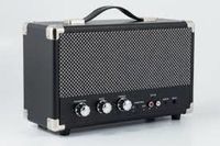 GPO Westwood Retro 25 Watt Speaker with Subwoofer, RCA Input, Bluetooth with Retro Grille and Carry Handle - Black