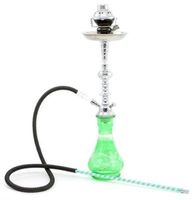 GREEN EAGLE new hookah water glass vase set + pipes for shisha narguile smoking