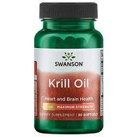 Swanson Maximum Strength Krill Oil 1000 Milligrams 30 Sgels