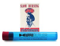 Job Slow Burning Single Wide Cutcorners Rolling Papers (1 Pack) with Hippie Butler KewlTube