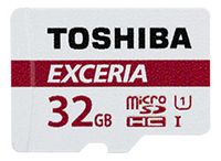 Toshiba 32GB Micro SDHC Class 10 UHS-I Exceria 48MB/s Memory Card (THN-M301R0320A4)