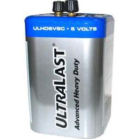 Ultralast ULHD6VSC Screw-Top Heavy Duty Lantern Batteries