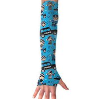 Huadduo Thiefs Cobs and Robbers Police UV Protection, Compression & Cooling Arm Sleeves for Cycling/Golf/Basketball/Other Sports