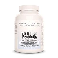 Probiotic 35 Billion Enteric Coated, Remedys Nutrition, MEGA Strength, 50 mg per Capsule/ 1.500 mg per Bottle Vegan Vcaps