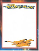 Pokemon Stationery Printer Paper 26 Sheets