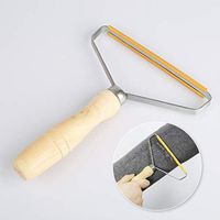2Pcs Portable Lint Remover - Portable Wood Lint Remover Manual Clothes Cleaning Fuzz Shaver,Reusable Lint Remover Tool Fur Eraser Brush