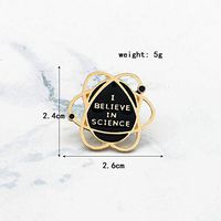 New Lovely Cute Cartoon Enamel Lapel Collar Pin Corsage Brooch Breastpin Jewelry Daily Aesthetic Girls Woman Jewerly | Color - 56 I believe in science planet