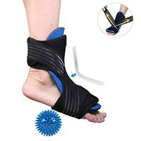 Plantar Fasciitis Night Splint and Effective Support for Pain Relief -Adjustable Dorsal Night Splint Foot Brace for Achilles Tendonitis Foot Stretch for Men & Women Unisex Fits for Right or Left Foot