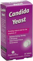 Natrabio Candida Yeast Tablets, 60 Count