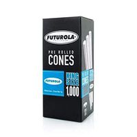 Futurola Classic White- King Size - Pre Rolled Cones 109mm x 21mm (1000 Count)