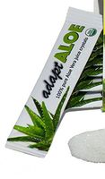 adaptALOE 100% Pure Aloe Vera Juice Crystals,Organic, Inner Leaf Fillet (single),16 fl ounces