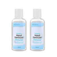 Newqinx Liquid Hand Sanitizer Gel, Moisturizing Disposable Hand Soap Botanical Hand Sanitizer Gel,100ml Free Foaming Hand Sanitizer Friendly Adults & Children (100ML_2PCS)