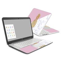 MightySkins Skin Compatible with HP Chromebook 14 (2014) - Pretty Pineapple | Protective, Durable, and Unique Vinyl Decal wrap Cover | Easy to Apply, Remove, and Change Styles | Made in The USA