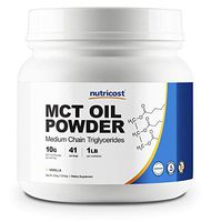 Nutricost C8 MCT Oil Powder 1LB (16oz) Vanilla Flavor - 95% C8 MCT Oil Powder, Best for Keto Diets, Non-GMO, Gluten Free