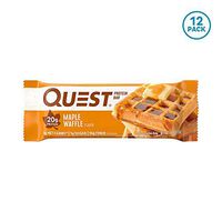 Quest Nutrition Maple Waffle Protein Bar, High Protein, Low Carb, Gluten Free, Keto Friendly, 12 Count