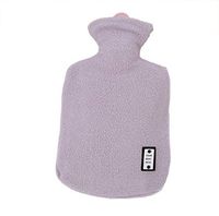 LLQ Hot Water Bottle with Cover, Winter Hand Warmer 1 Liter Hot Water Rubber Bag Reusable Portable Hot & Cold Therapies Pain Relief - Pink