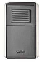 Colibri Astoria Triple Jet Lighter - Gunmetal/Chrome
