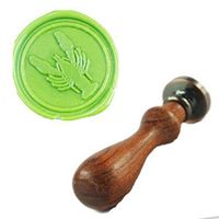 MNYR Vintage Lobster Decorative Wedding Invitations Gift Cards Paper Stationary Envelope Seals Wax Seal Stamp Sealing Wax Stamp Gift Box Candles Wax Sticks Melting Spoon Kit Set