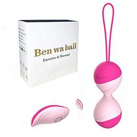 Kegel Exercise Weights for Women - Ben Wa Balls for Beginners & Advanced Tightening, 10 Vibration Mode Safe Silicone Remote Controlled Kegel Balls - Doctor Recommended for Bladder Control