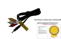 UPBRIGHT AV 3 RCA Audio Video Cord for Canon Mini DV Camcorder ZR20 ZR30MC ZR40 ZR60 ZR75MC ZR80MC ZR85MC ZR90MC ZR1000 MVX2i MVX3i MVX10i MVX10 MVX20i MVX20 MVX25i MVX25