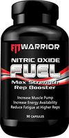 Nitric Oxide Rep Booster, 90 Capsules, L-Arginine, L-Arginine, Citrulline Malate - Powerful Preworkout NO Booster for Immediate & Visible Increase in Muscle Pump, Growth, Vascularity, and Endurance