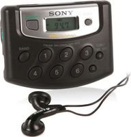 Sony Compact Lightweight Digital Tuning AM/FM/Weather Pocket Size Portable Radio
