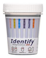 200 Pack Identify Diagnostics USA 6 Panel Drug Test Cup with BUP no THC - Made in USA - Testing Instantly for 6 Drugs BUP, BZO, COC, MTD, OPI, OXY ID-US6-BUP (200)