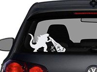 Godzilla Stick Figure Family Decal Sticker by SSTS Prints
