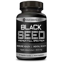 Black Seed Extract, Nigella Sativa Extract, 500mg, 90 Vegetable Capsules | by Black Seed & Co | Promotes Brain Health, Anti-Inflammatory, Immune Response, Healing