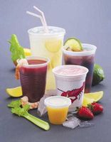 Fabri-Kal RK Ribbed Cold Drink Cups, 16oz, Clear - 20 sleeves of 50 cups each.