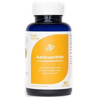 Bright Ascente Astaxanthin Antioxidant Supplement - Natural Easy Swallow Softgels - Supports Skin, Energy, Immune System & Heart Health (4mg), 90 Softgels