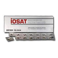 IOSAT Potassium Iodide Tablets - 10-Pack - 5/2028 exp date