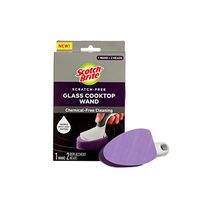 Scotch-Brite (950-CT-W) Cooktop Refill Pads, for Glass Stovetops, Scratch-Free, 1 Wand and 2 Replacement Heads