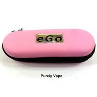 Pink Universal Ego Zippered Case with Mesh Pockets for Vaporizer Hookah Vape Pen