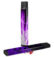 Skin Decal Wrap 2 Pack for Juul Vapes Lightning Purple JUUL NOT INCLUDED