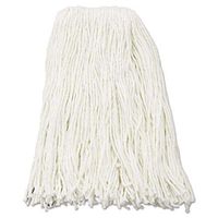 Boardwalk 216RCT Premium Cut-End Wet Mop Heads Rayon 16oz White 12/Carton