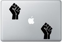 Black Lives Matter Symbol ArcDecals78600209 Set Of Two (2x) , Decal , Sticker , Laptop , Ipad , Car , Truck