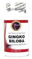 Gingko Biloba Extract # Improve Memory - 90 Caps High Potency Standarized to Contain 24% Glycosides - By Biopower