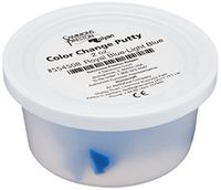 Sammons Preston Color Change Putty for Physical Therapeutic Hand Exercise, Flexible Therapy Putty for Finger and Hand Recovery and Rehabilitation, Strength Training, 2 oz, Blue to Light Blue, Medium