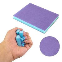 QJSDM Cleaning Sponge 5pcs Grits180 Double Side Abrasive Tools Polishing Sponge Sandpaper/Sanding Sponge Padc,Blue5pcs