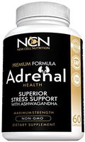 Ashwagandha w Holy Basil for Adrenal Health by NCN New Cell Nutrition -Premium Herbal Blend 100% Non GMO