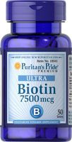 Puritan's Pride 2 Pack of Biotin 7500 mcg Puritan's Pride Biotin 7500 mcg-50 Tablets
