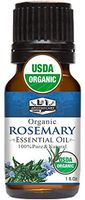 1 fl. Oz / 30 ml Organic Rosemary Essential Oil, USDA Certified Organic Rosemary Essential Oil, 100% Pure, Natural Rosemary Essential Oil