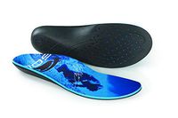 SOLE Signature EV Ultra-U Thick Orthopedic Plantar Fasciitis Insoles for Men and Women, Blue, 11 M US
